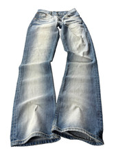 Levi's Vintage Y2K Wide Leg Baggy Faded Blue Denim Jeans Skater Streetwear Worn