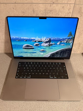 Apple MacBook Pro A2485 2021 M1 Max 16" 512GB SSD 32GB RAM 181 Cycles