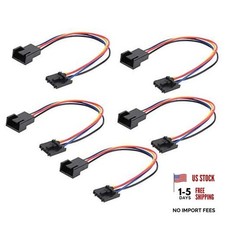 5Pcs 5Pin to 4Pin Fan Connector Adapter Converter Extension Cable Wire