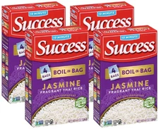 6 x - Success Boil-in-Bag Rice, Thai Jasmine Rice, Quick Rice Meals, 14-Ounce