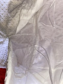 J. Crew Women's Kasana White Lace Eyelet Ruffled Jumpsuit Wide Leg Size 2