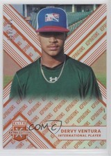 2018 Panini Elite Extra Edition Aspirations Orange /100 Dervy Ventura #196 01wi