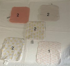 Baby Girls Washcloth Set 9ct Microfiber Washcloths for Newborn