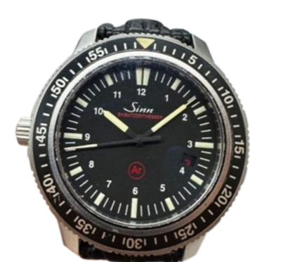 Sinn EZM3 603 Automatic Left-Hand 50BAR Diver Black Dial Date Box