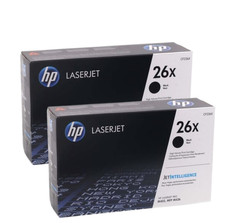 HP 26X Lot of 2 Black High Yield Toner Cartridge CF226X Sealed Box  