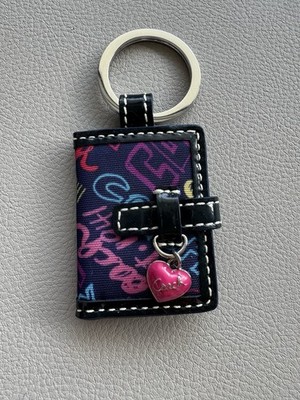 Coach Frame Bag Charm Keychain Key Fob