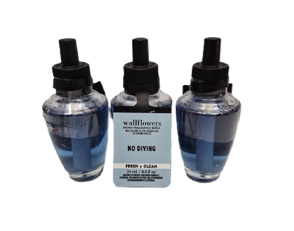 Bath & Body Works No Diving Wallflower Home Fragrance Bulb 3 Pack - product detail image 2
