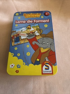 Benjamin Blümchen LERNE DIE FORMEN! In der Blechbox ab 3 J. Schmidt Spiel 2017