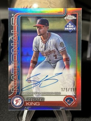 2025 Topps Pro Debut - Chrome Seaver King #PDC-123 Refractor Autographs /199