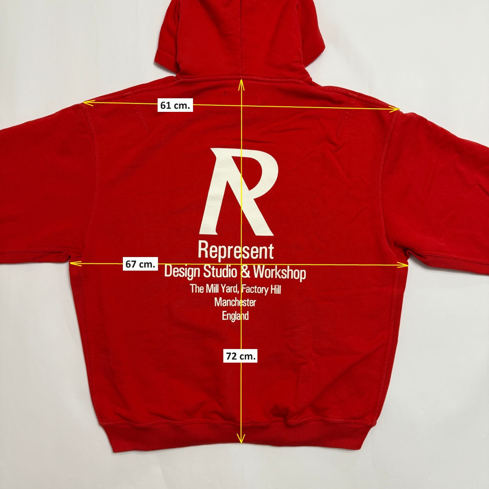 Represent Design Studio Workshop Red Oversized Ho… - image 7