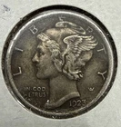 1923-P Mercury Dime 10c VF Very Fine 90% Silver (C)