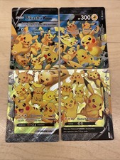 Pikachu V-Union SWSH 139 140 141 142 [4er Set] Black Star Promo Pokemon Karten!