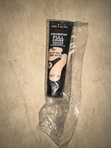 Revlon Colorstay Full Cover Foundation, Matte 210 Sand Beige - 24 Hour Coverage