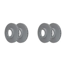 2x ATE BREMSSCHEIBEN 257mm BELÜFTET VORNE passend für TOYOTA DYNA HIACE HILUX VW