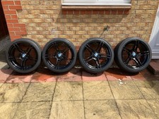 GENUINE BMW 19” STAGGERED 313M ALLOY WHEELS & CONTINENTAL SPORT CONTACT 7 TYRES