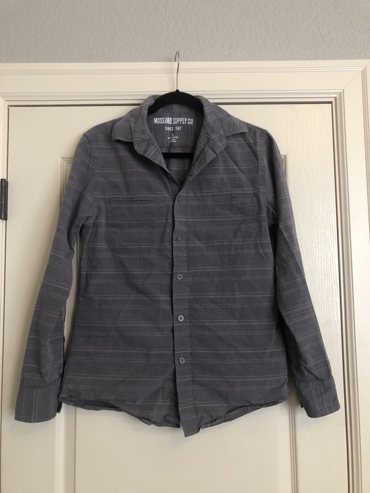 Gray Button-Up Shirts - image 9