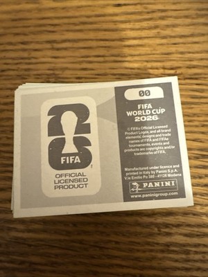 Panini FIFA WM 2026 Sticker 00 / FWC / GRUPPEN A,B,C