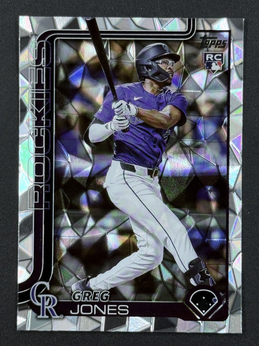 GREG JONES RC 2025 Topps Series 1 Diamante Foil #36 Colorado