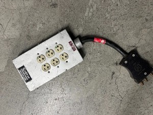 Mole-Richardson 60 Amp 6 Receptacle Box