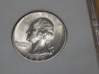 1950 S Washington Quarter XF- BU Condition -  silver slabbed and ungraded