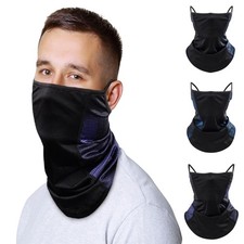 Outdoor Breathable Mesh Neck Gaiter Cooling Quick Dry Bandana for Cycling Sports