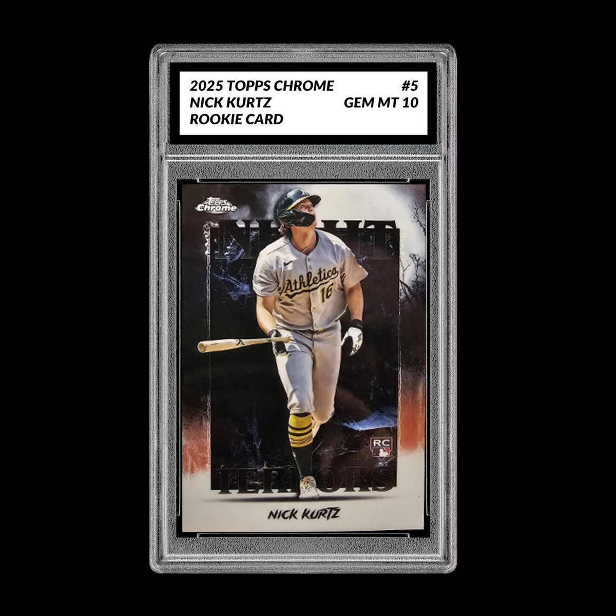 Graded 10 Nick Kurtz #NT-5 RC Rookie Card 2026 MLB Topps Chrome