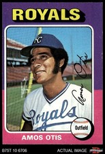 1975 Topps #520 Amos Otis Royals 4 - VG/EX