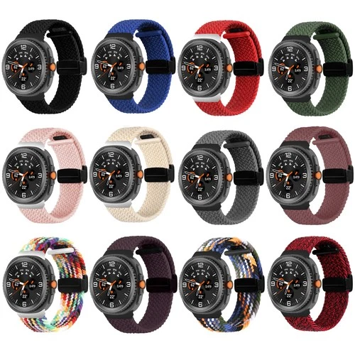 Nylon Strong Magnetic Band for Samsung Galaxy Watch 8 40mm 44mm Classic 46mm