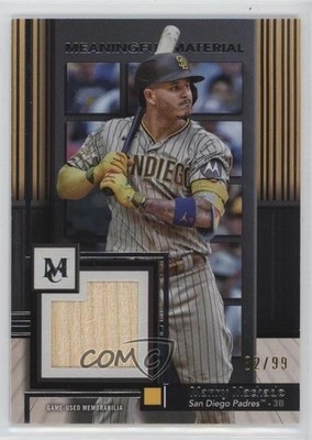 2024 Topps Museum Collection Meaningful Material Relics 82/99 Manny Machado 14sd