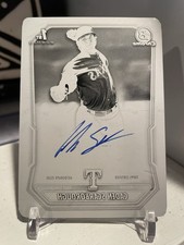 2026 Bowman Caden Scarborough 1/1 1st Bowman Auto Printing Plate Black Rangers