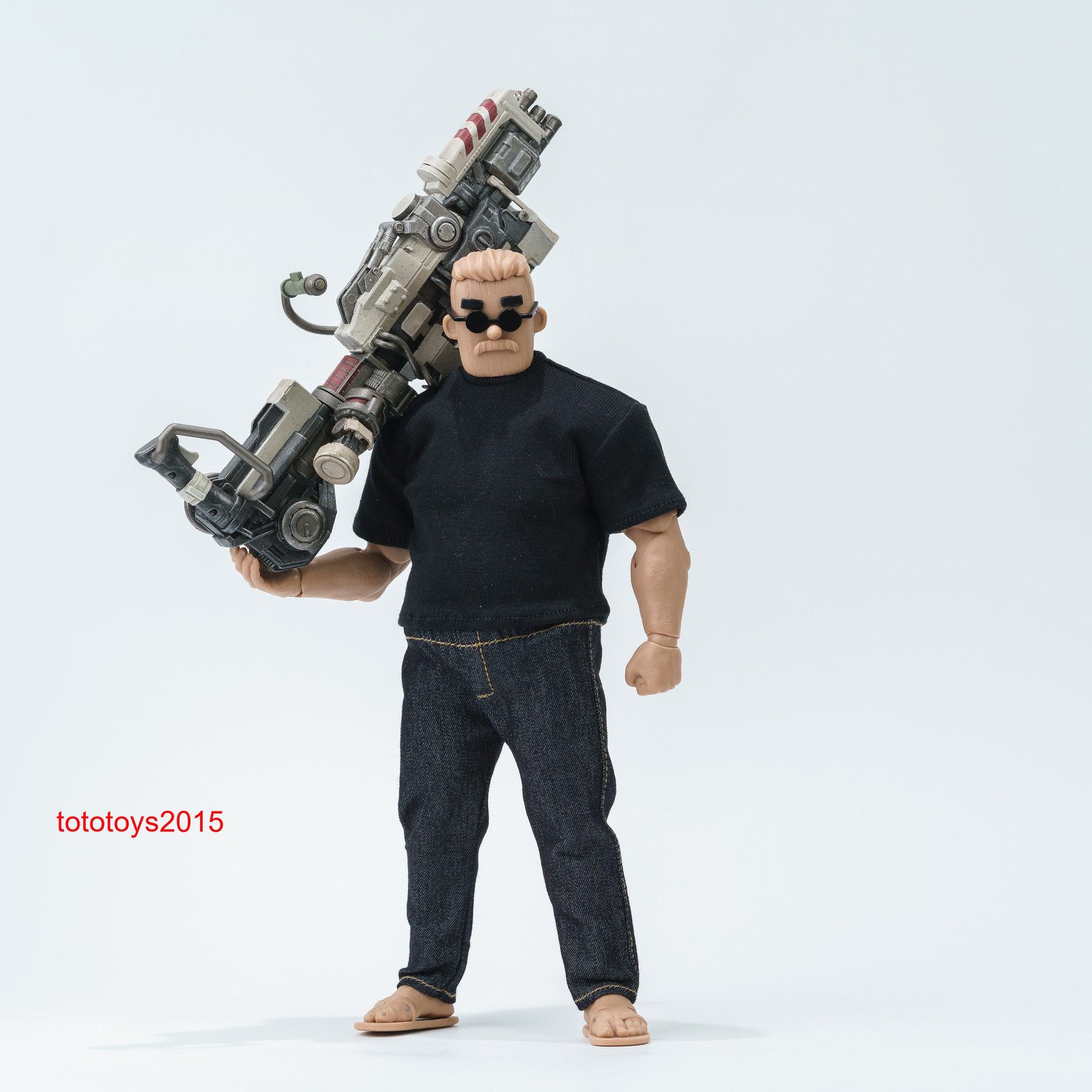 1/10 Camiseta Chaleco Pantst Pantalones Conjunto Ropa Ajuste 6"" Hombre Figura de Acción Cuerpo