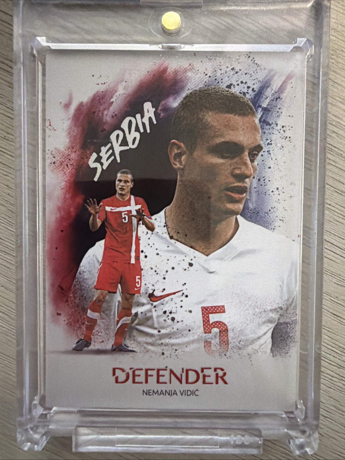 2026 Futera Unbreakable NEMANJA VIDIC/5 Serbia