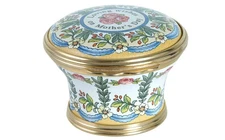 1998 Halcyon Days Mothers day trinket box