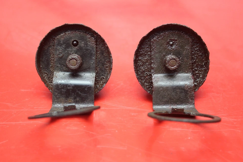 1971 SUZUKI T250 FRONT FORK REFLECTORS PAIR - Image 3 of 4