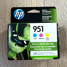 HP 951 Genuine Original Inkjet Color Ink Cartridges Multipack Cyan Magenta