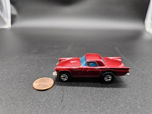 Vintage Hot Wheels '57 T-Bird Diecast Auto rot 1981 klassisches Design - Bild 3 von 7