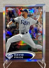 2012 Topps Chrome David Price #133 Refractor - Tampa Bay Rays