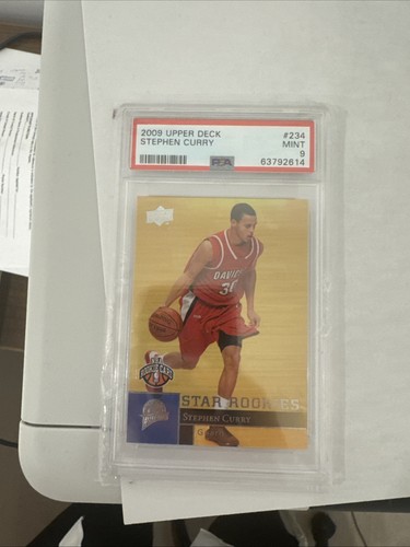 PSA 9 STEPHEN CURRY 2009 UPPER DECK #234 ROOKIE CARD RC MINT STEPH WARRIORS