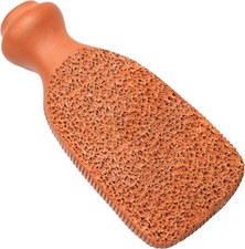Pumice Stone for Feet   2-Sided Terra Cotta Foot Scrubber, Natural Callus