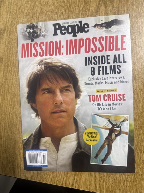 PEOPLE MAGAZINE -"MISSION: IMPOSSIBLE"   Tom Cruise  SPECIAL EDITION 2025