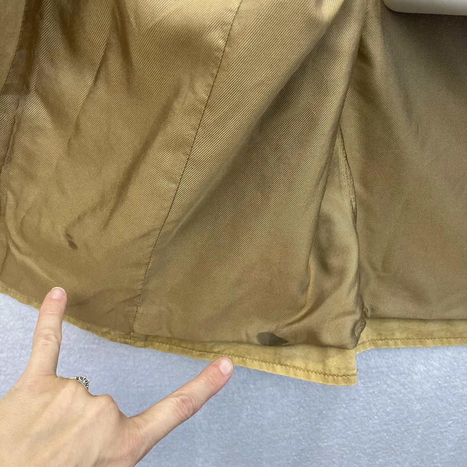 Blazer J Peterman Para Hombres 40 Tostado Safari Deporte Abrigo Parche Bolsillos Informal Sin Forro Foto 4 de 4