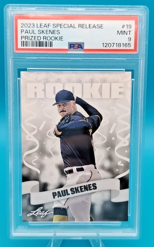 Paul Skenes PSA 9 Rookie Card - 2023 Leaf Prized - RC LSU/Pittsburgh Pirates