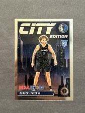 2023-24 Panini NBA Hoops Premium Stock City Edition RC #2 Dereck Lively II Mave…