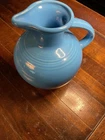 Fiesta Retired Peacock Blue Carafe Pitcher with Tag