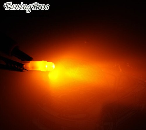 (1 Pair) Set of 2 pcs Seat Belt Indicator T5 1 Yellow LED Light Bulbs 74 103 37 - Picture 3 of 3