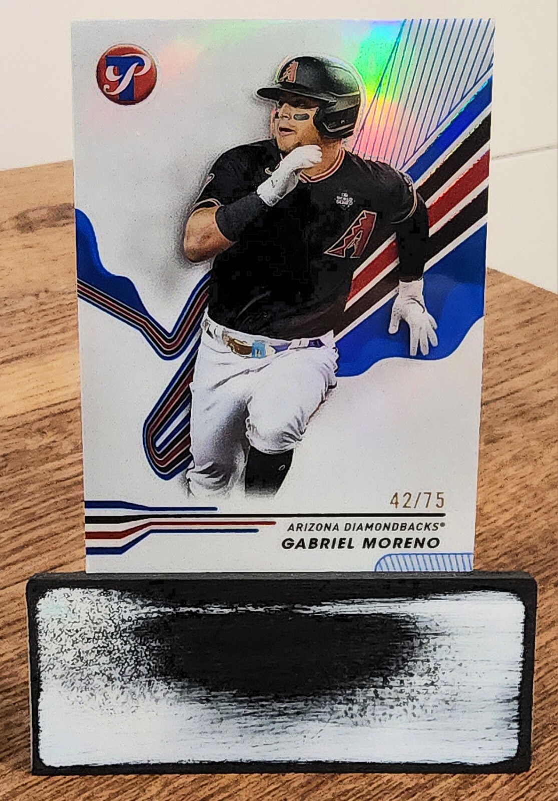GABRIEL MORENO 2024 Topps Pristine Blue Refractor #42/75 DIAMONDBACKS