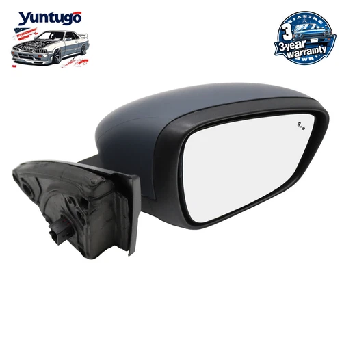 Passenger Side Mirror Primed Blind Spot w/o Turn Signal Fits Ford Escape 2020-23
