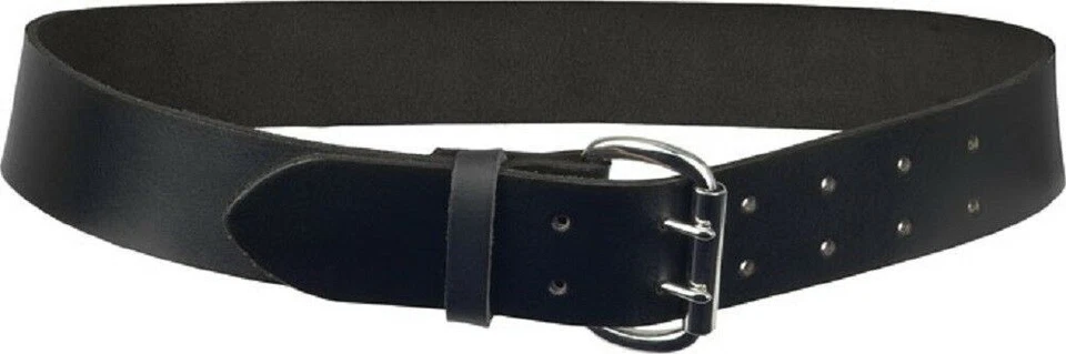 JOB 2-Dorn Ledergürtel schwarz für Zunftkleidung Gürtel Zunfthose