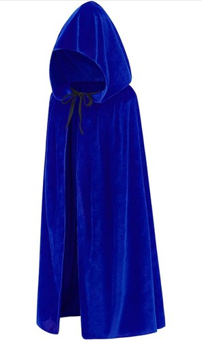 LMYOVE Hooded Velvet Cloak Cape for Kids Adult, Christmas Halloween Costume - Picture 31 of 38