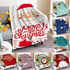 3D Christmas Print Series Sleeping Blanket, Sofa Bed Sheet Blanket